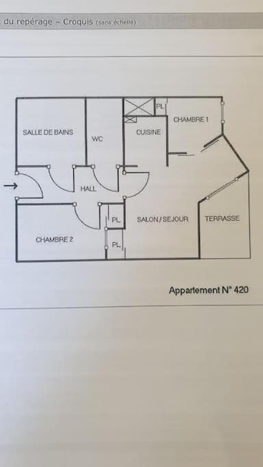 Spacieux Appartement 37M2-T3-Rdc-6 Personnes-100M Remontees ヴァルマニエ エクステリア 写真